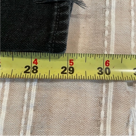 Abercrombie & Fitch Black Distressed Mid Rise Stretchy Skinny Jeans 28 - Picture 10 of 10